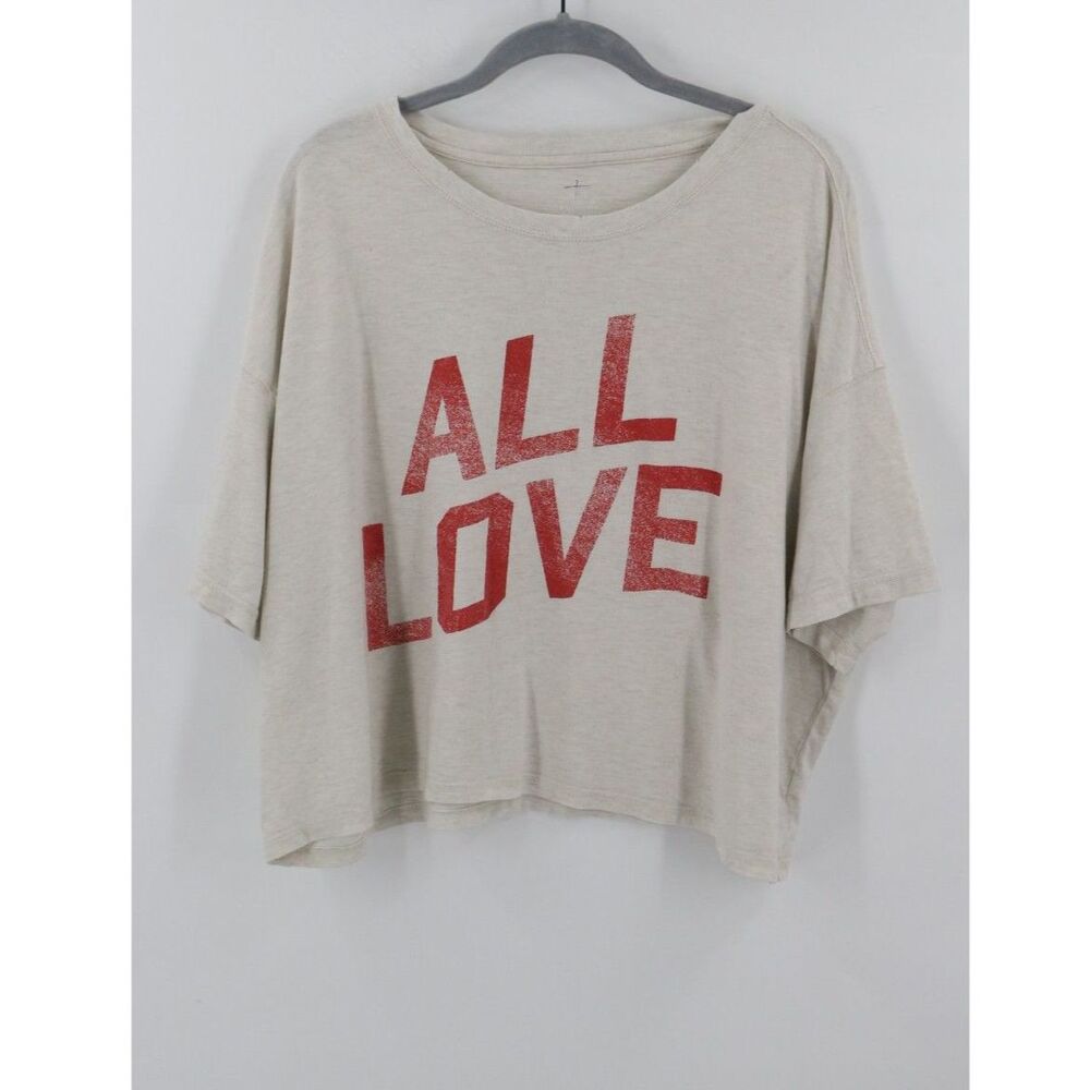 Aerie All Love Womens Oversized Boxy Fit TShirt Size XL Lounge Comfort